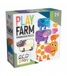 Ecoplay - Puzzle-Uri Progresive Animale Mari Si Mici