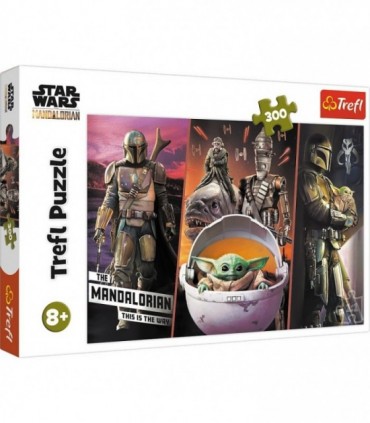 Puzzle Star Wars Mandalorianul, 300 Piese