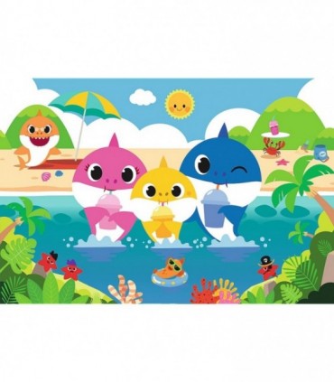 Puzzle Baby Shark - Familia In Vacanta, 60 Piese