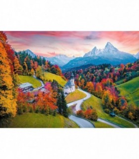 Puzzle Peisaj Idilic Alpi, 1000 Piese