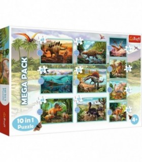 Puzzle Trefl 10in1 Lumea Dinozaurilor