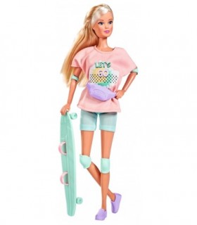 Steffi Love Papusa Steffi Cu Longboard