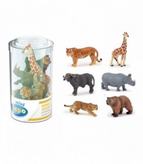 Set 6 Mini-animale Salbatice