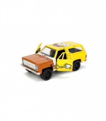 Masinuta Metalica Chevy K5 Blazer & Figurina Sponge Bob
