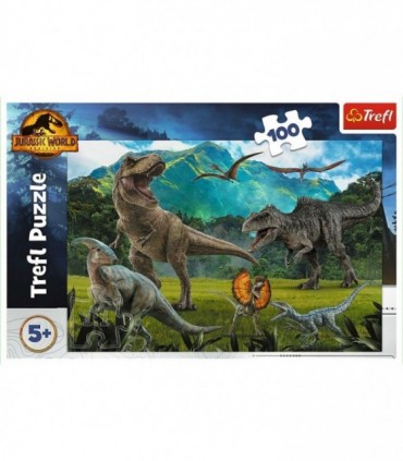 Puzzle Piese Jurassic World - Lumea Dinozaurilor, 100 Piese