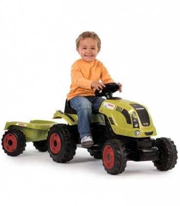 Tractor cu Pedale si Remorca Smoby Claas Farmer XL