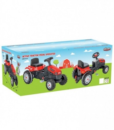 Tractor cu Pedale Pilsan Active, Green
