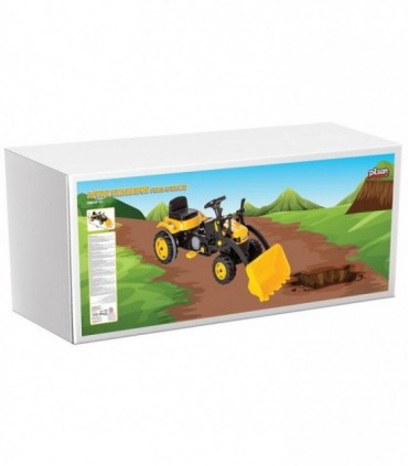 Tractor cu Pedale si Incarcator Frontal Pilsan Active, Yellow