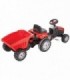 Tractor cu Pedale si Remorca Pilsan Active, Red