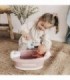 Cadita pentru papusa Smoby Baby Nurse Baleno Bath roz cu accesorii