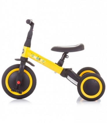 Tricicleta si bicicleta Chipolino Smarty 2 in 1 yellow