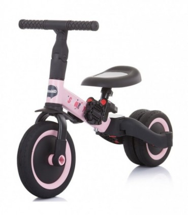 Tricicleta si bicicleta Chipolino Smarty 2 in 1 light pink