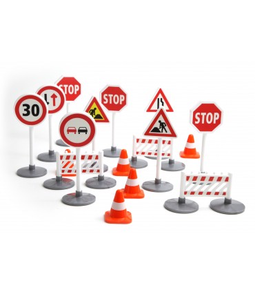 Semne De Circulatie, 17 Piese Cu Stickere