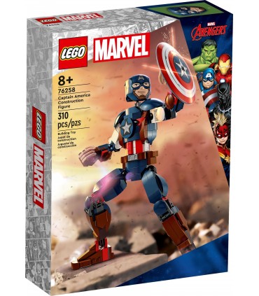 Figurina de constructie Captain America