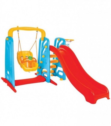 Centru de joaca Pilsan Cute Slide and Swing Set