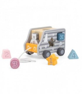Jucarie De Tras Sortator Forme Geometrice Camion Polarb