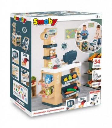 Magazin pentru copii Smoby Market cu 34 accesorii