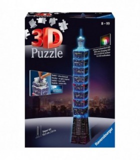 Puzzle 3D Led Taipei, 216 Piese