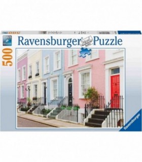 Puzzle Case Colorate, 500 Piese