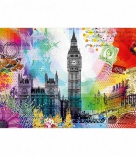 Puzzle Carte Postala Paris, 500 Piese