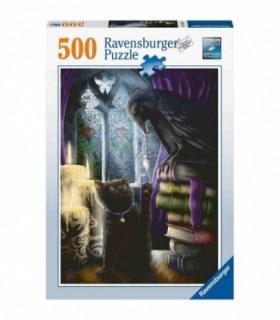 Puzzle Pisica Neagra Si Corb, 500 Piese