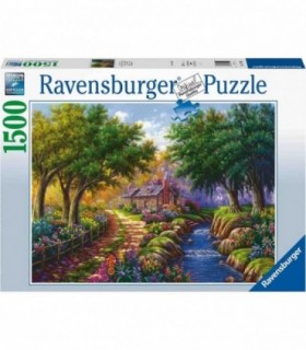 Puzzle Casuta Langa Rau, 1500 Piese