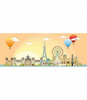 Puzzle Panorama Paris, 1000 Piese