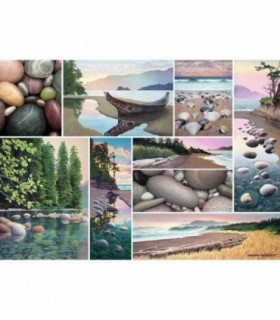 Puzzle Colaj Coasta De Vest, 1000 Piese