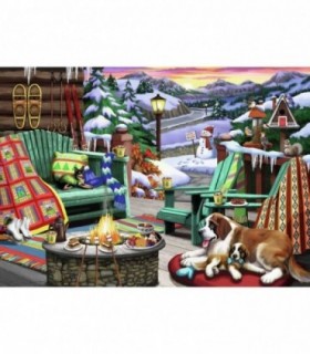 Puzzle Odihna La Final De Zi, 1000 Piese