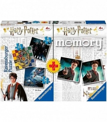 Puzzle si Joc Memory Harry Potter, 25/36/49 Piese