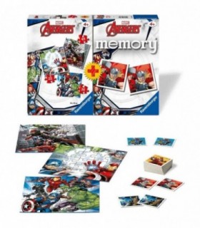 Puzzle si Joc Memory Avengers, 25/36/49 Piese