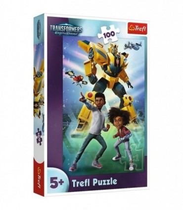 Puzzle Transformers - Echipa Magnifica, 100 Piese