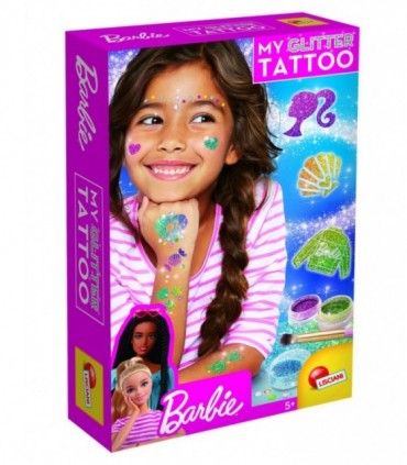Setul meu de tatuaje cu sclipici - Barbie