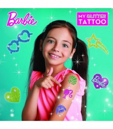 Setul meu de tatuaje cu sclipici - Barbie