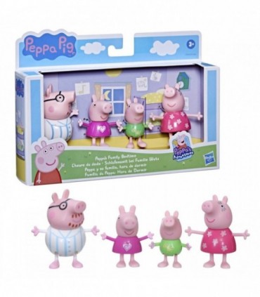 Peppa Pig Set Figurine Familia Pig Ora De Culcare