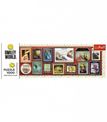 Puzzle Panorama Lumea Smiley, 1000 Piese