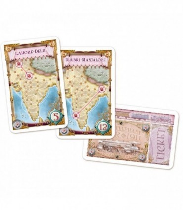 Ticket to Ride Map Collection India & Swiss, extensie, limba engleza