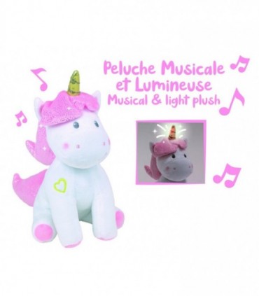 Jucarie Plus Muzicala Cu Lumini - Unicorn