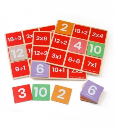 Bingo matematic - Inmultiri si impartiri