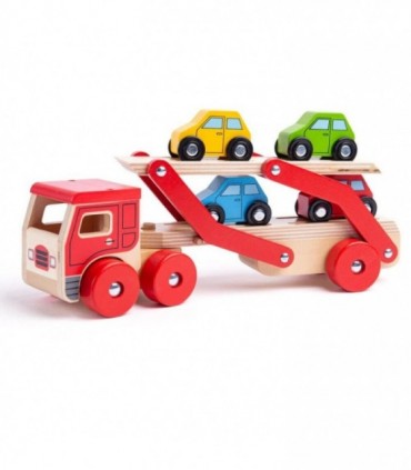Camion cu platforma pentru masinute