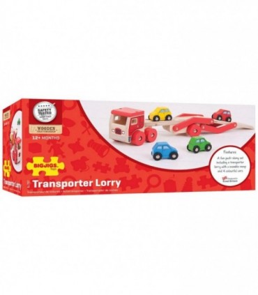 Camion cu platforma pentru masinute