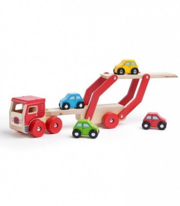 Camion cu platforma pentru masinute