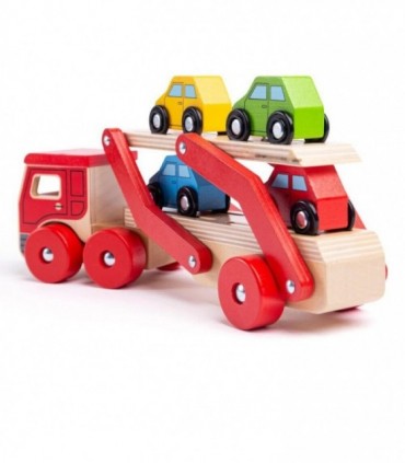 Camion cu platforma pentru masinute
