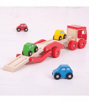 Camion cu platforma pentru masinute