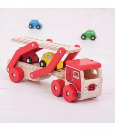 Camion cu platforma pentru masinute