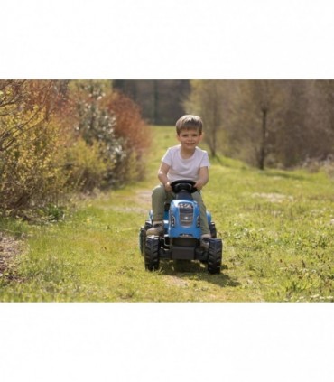 Tractor cu pedale si remorca Smoby Farmer XL, albastru