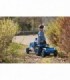 Tractor cu pedale si remorca Smoby Farmer XL, albastru