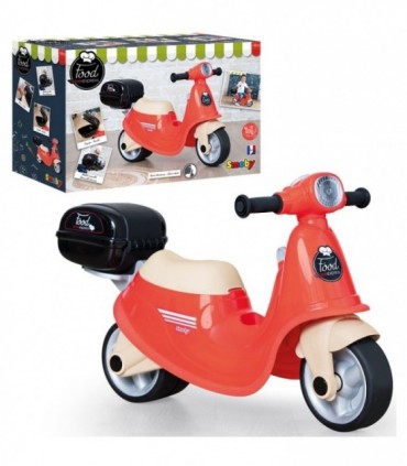 Scooter Ride-On Food Express, Rosu