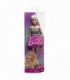 Barbie Fashionista Blonda Cu Parul Prins In Coada Si Fusta Roz
