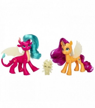 Set 2 Figurine My Little Pony - Dezvaluirea Dragonului